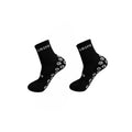 Black Quarter Grip Socks